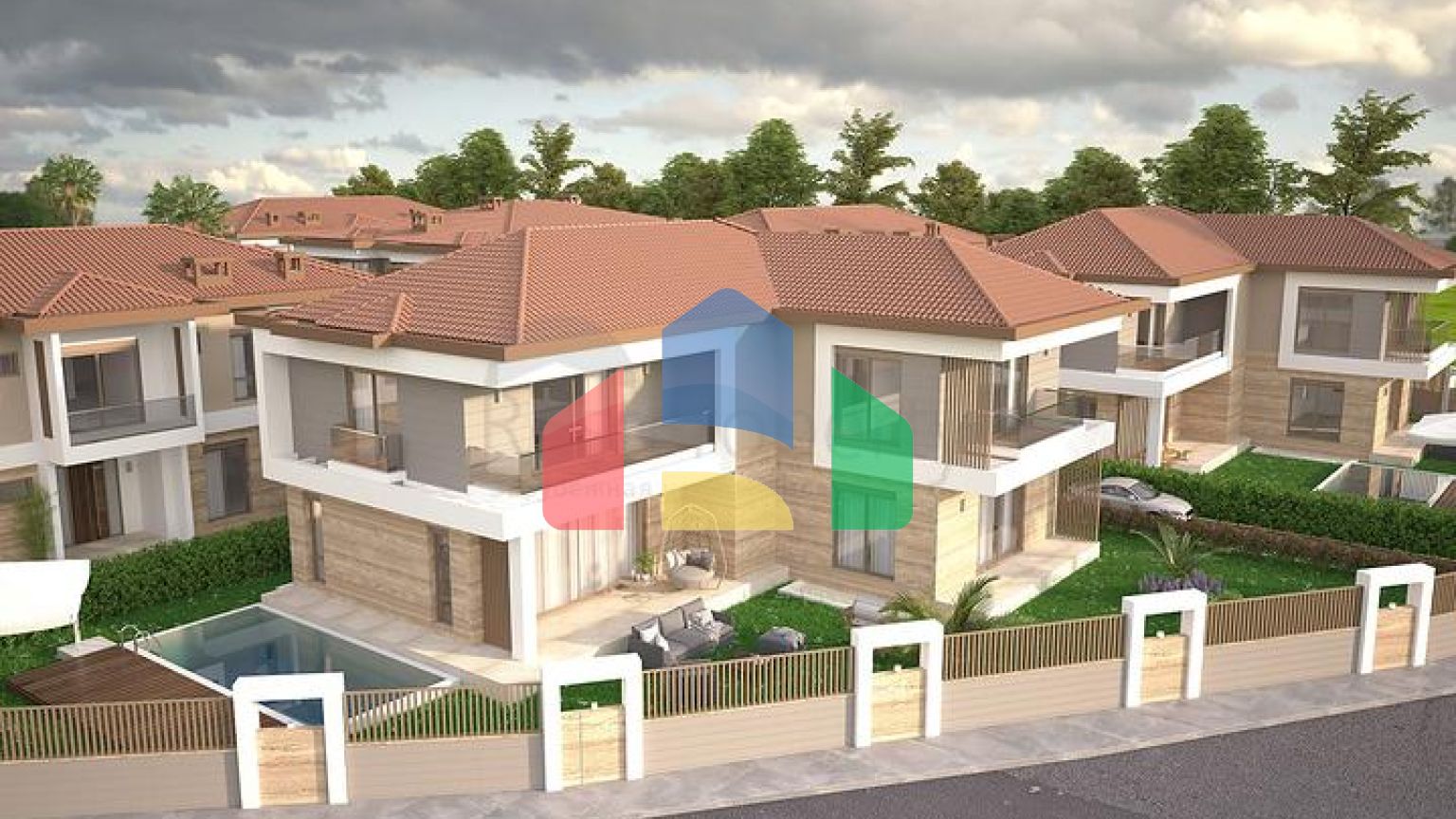 Виллы в престижном районе Дошемеалты - Анталия