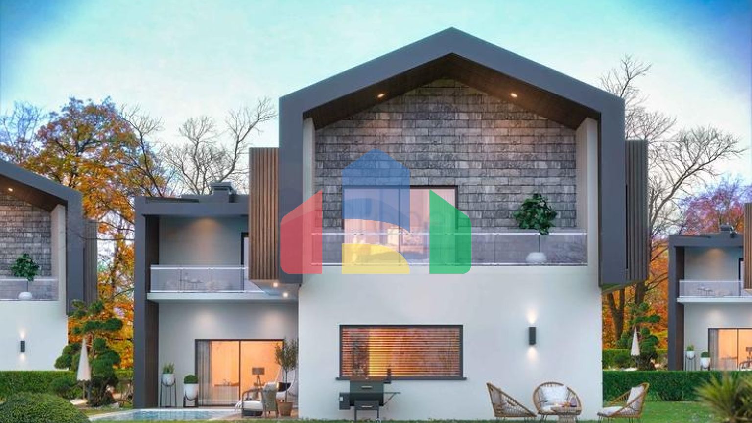 Вілли планування 4 + 1 в районі Дошемеалти - Анталія