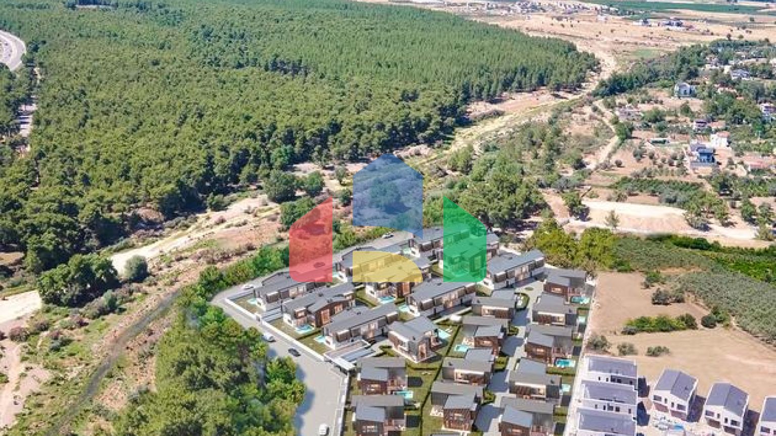 Вілли планування 4 + 1 в районі Дошемеалти - Анталія