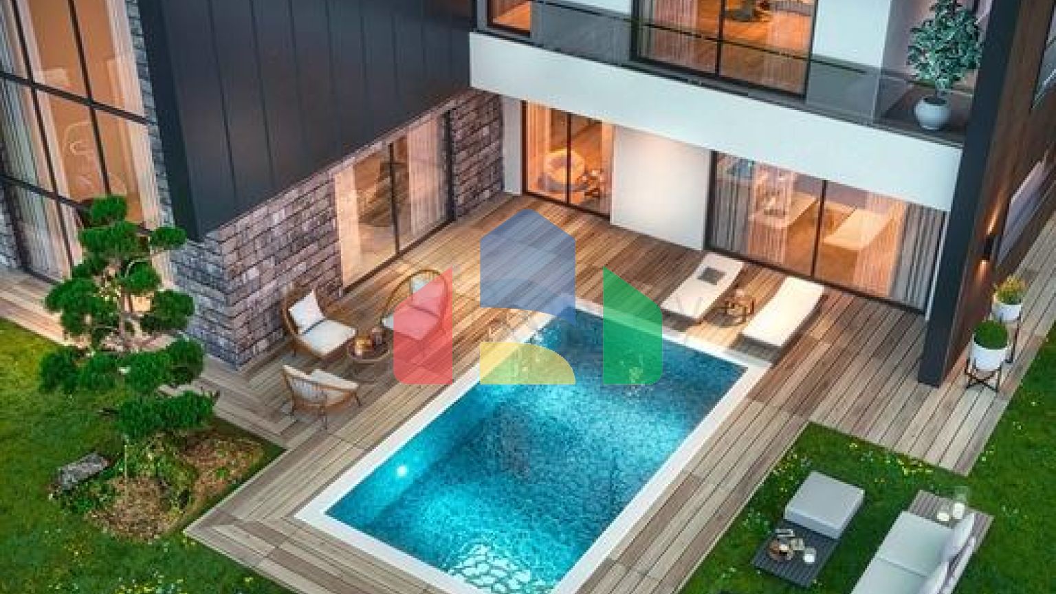 Вілли планування 4 + 1 в районі Дошемеалти - Анталія