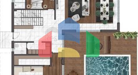 Вілли планування 4 + 1 в районі Дошемеалти - Анталія