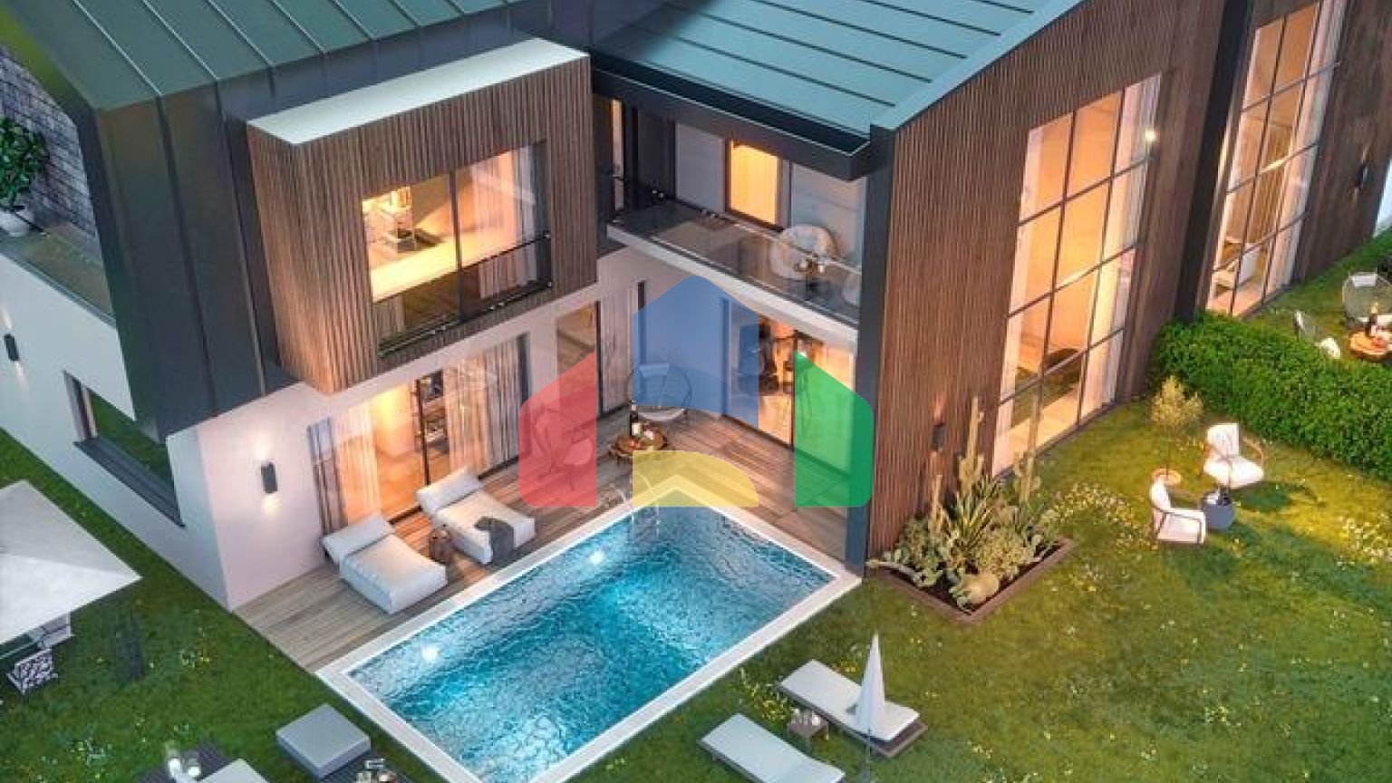 Вілли планування 4 + 1 в районі Дошемеалти - Анталія