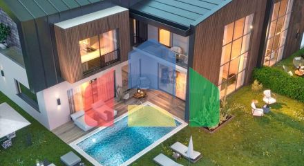 Вілли планування 4 + 1 в районі Дошемеалти - Анталія