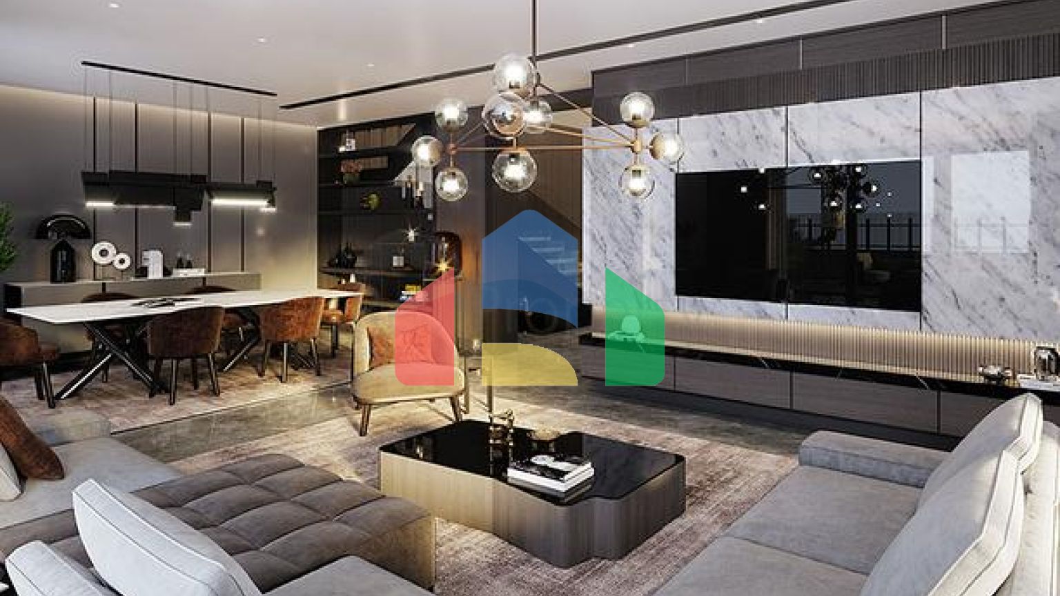 Інвестиційний проект вілл 7 + 1 в районі Дошемеальти Анталья