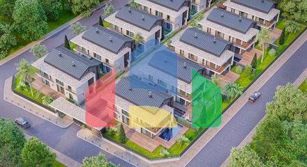 Інвестиційний проект вілл 7 + 1 в районі Дошемеальти Анталья