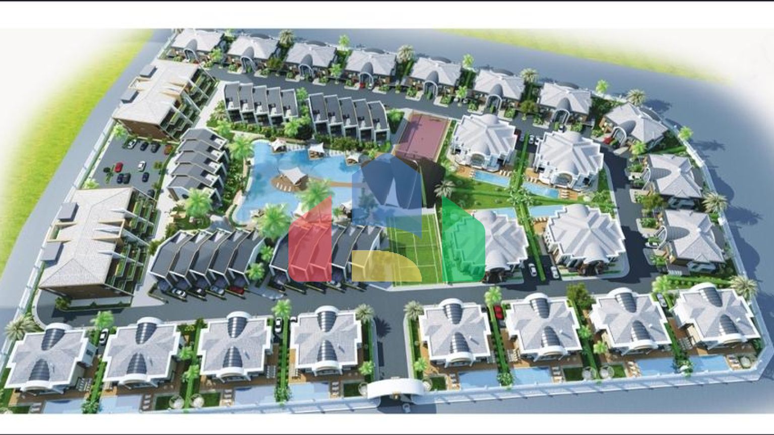 Элитный комплекс вилл в Дошемеальты Анталья