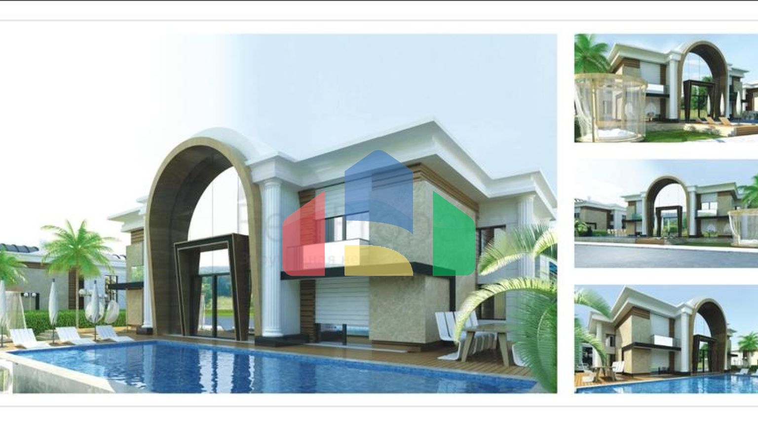 Элитный комплекс вилл в Дошемеальты Анталья