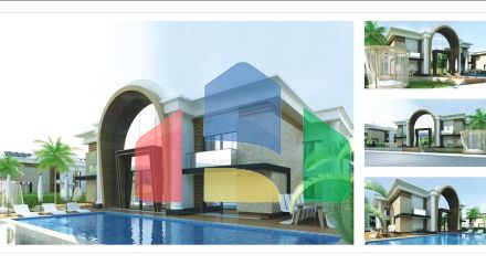 Элитный комплекс вилл в Дошемеальты Анталья