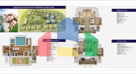 Элитный комплекс вилл в Дошемеальты Анталья
