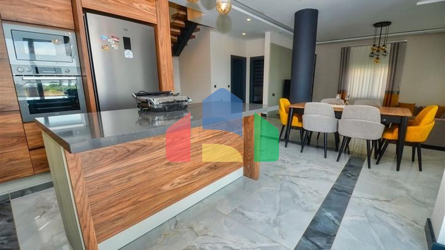 Вилла планировки 3+1 в районе Дощемеалты - Анталия