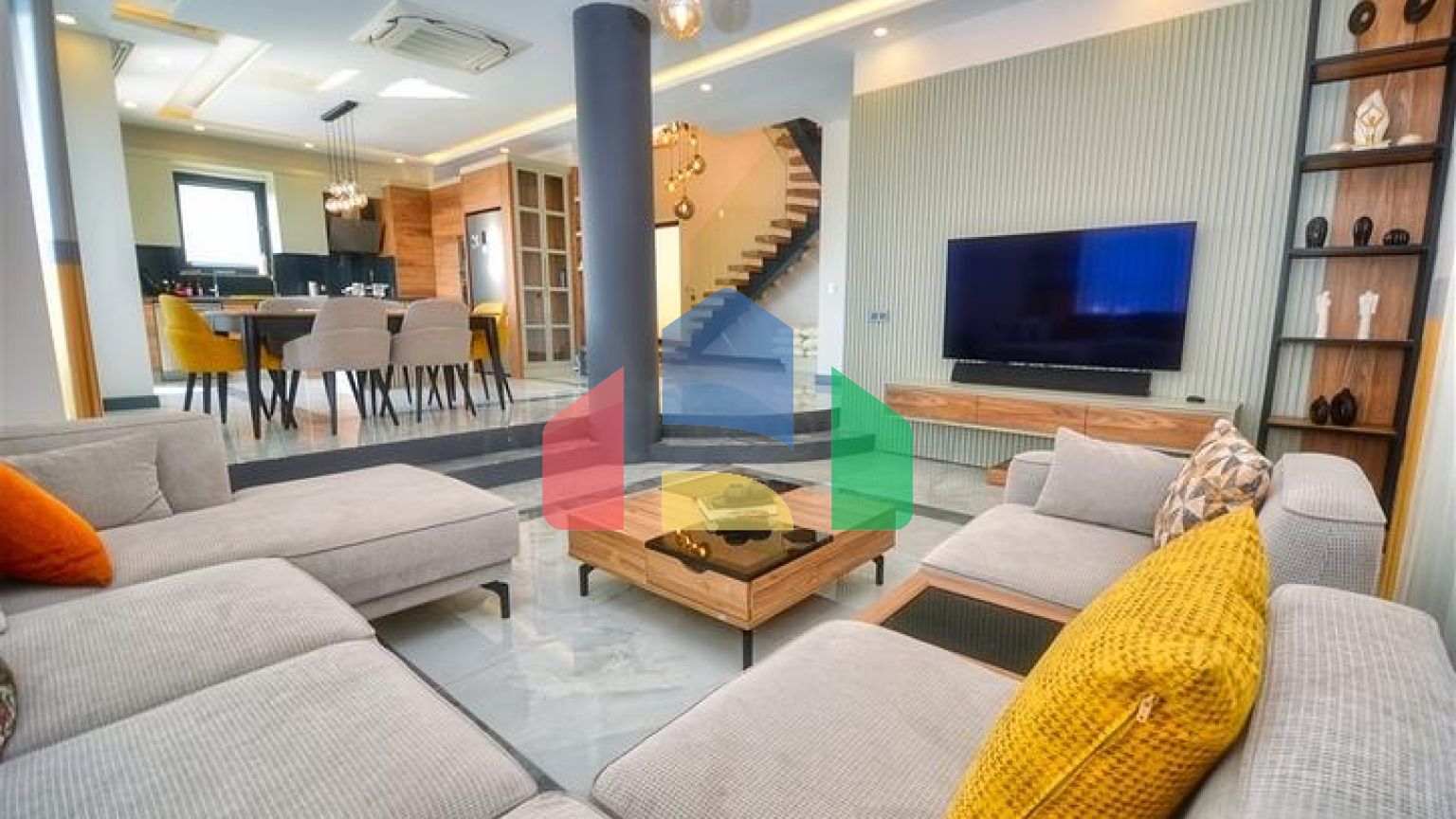 Вилла планировки 3+1 в районе Дощемеалты - Анталия