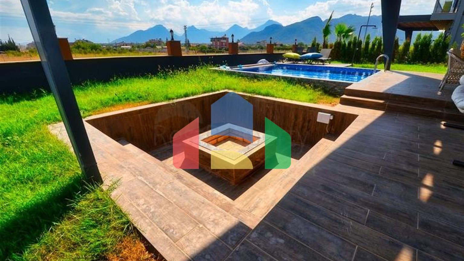 Вилла планировки 3+1 в районе Дощемеалты - Анталия