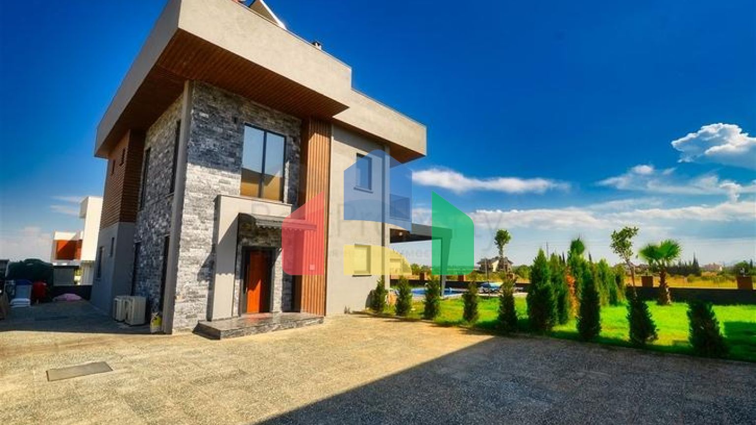 Вилла планировки 3+1 в районе Дощемеалты - Анталия