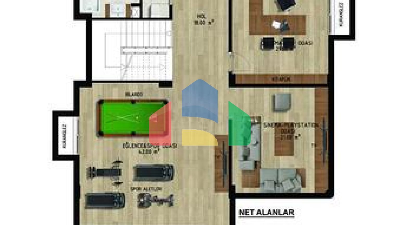 Виллы планировки 4+1 и 6+1 в районе Дошемеалты - Анталия