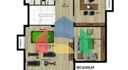 Виллы планировки 4+1 и 6+1 в районе Дошемеалты - Анталия