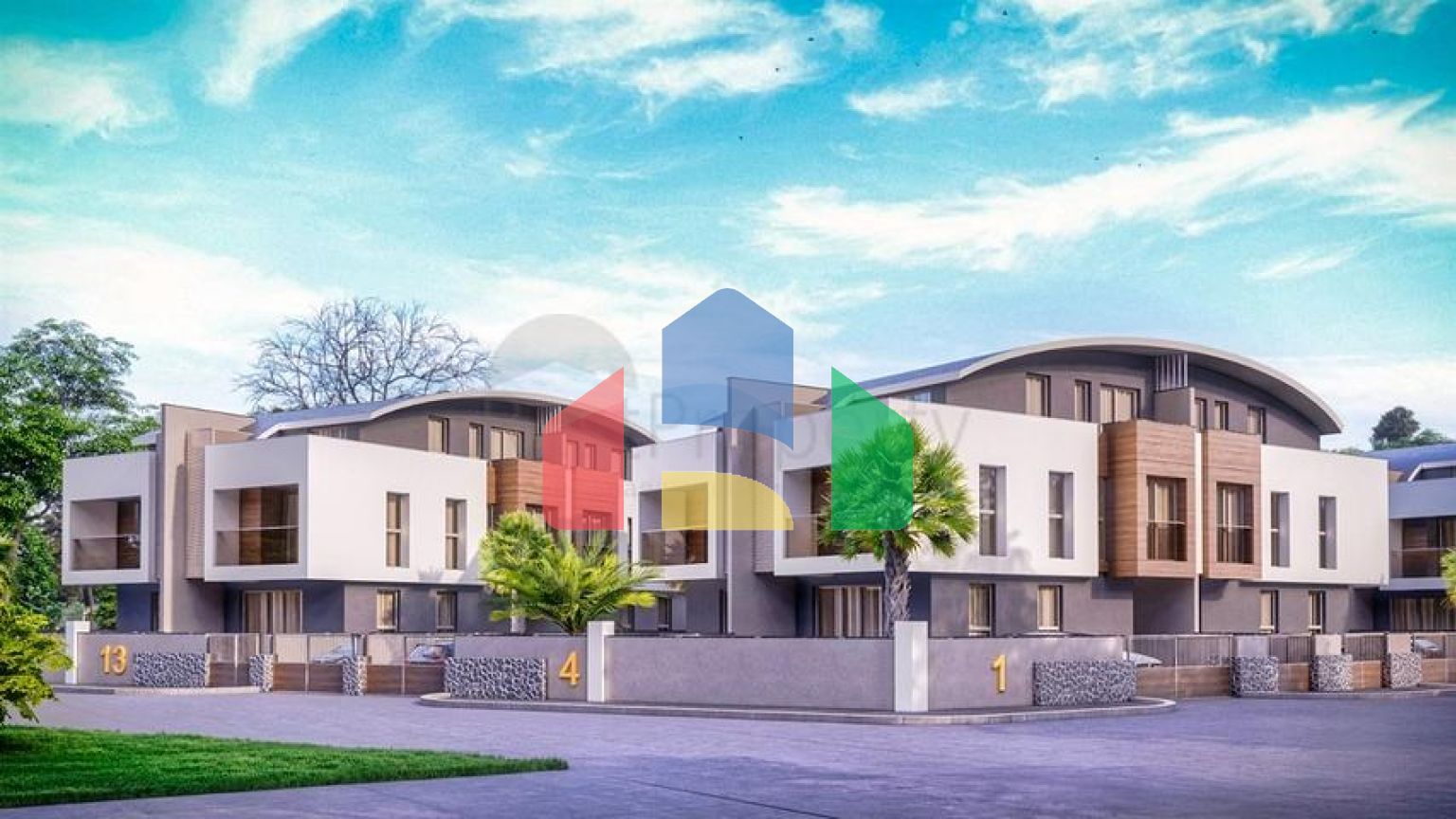 Виллы в комплексе,планировки 5+1 в районе Дошемеалты - Анталия