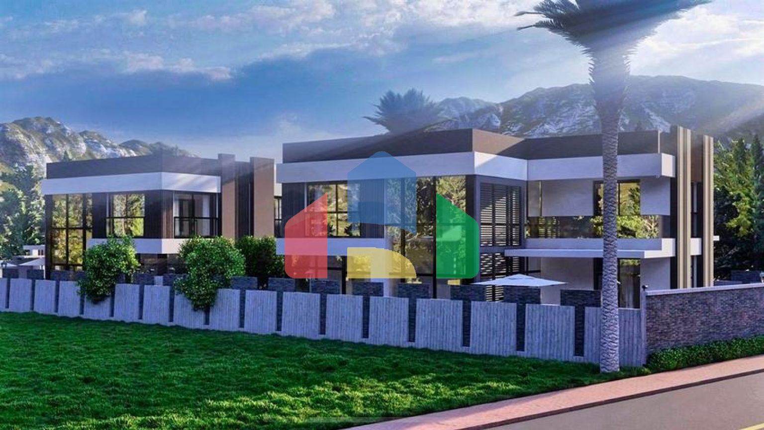 Вилла планировки 4+1 в районе Дошемеалты - Анталия