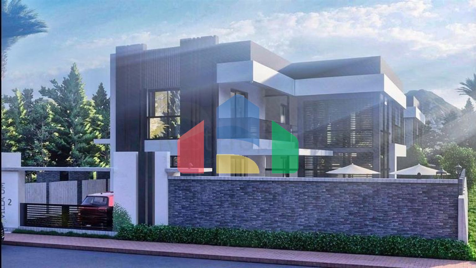 Вилла планировки 4+1 в районе Дошемеалты - Анталия