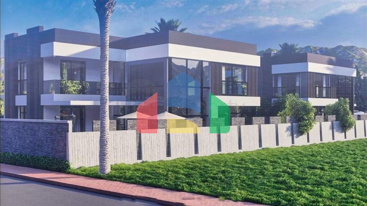 Вилла планировки 4+1 в районе Дошемеалты - Анталия