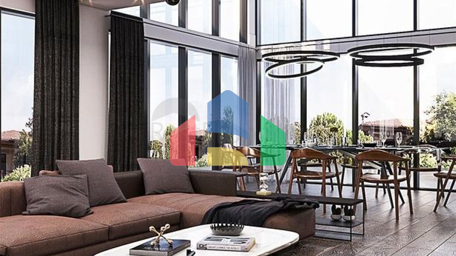 Вилла планировки 4+1 в районе Дошемеалты - Анталия