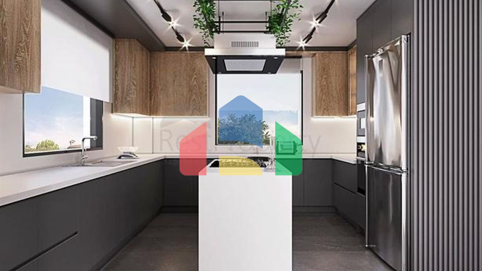 Вилла планировки 4+1 в районе Дошемеалты - Анталия