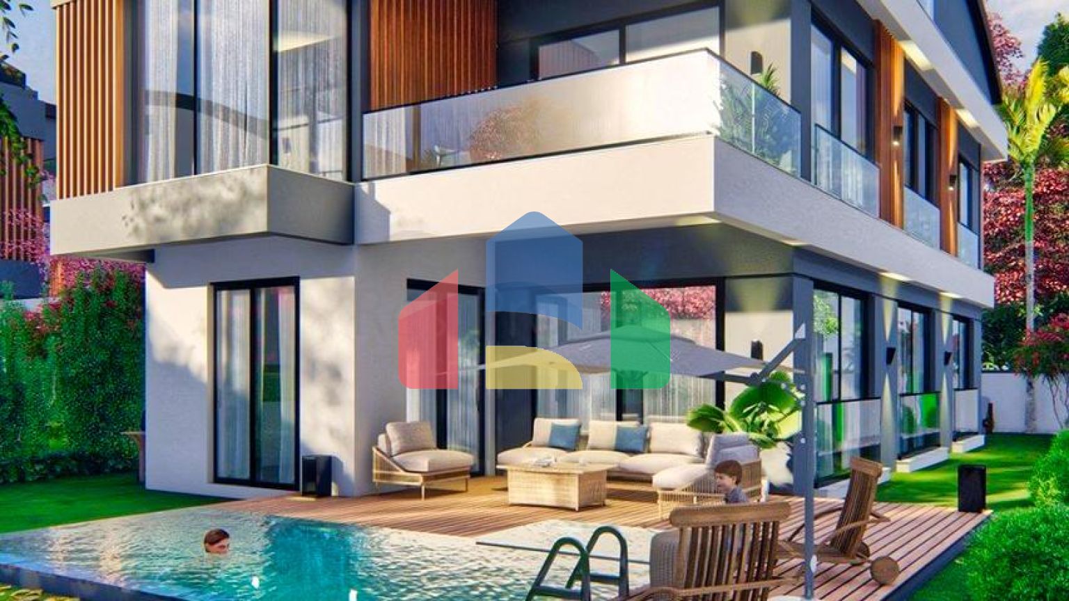 Вілли планування 5 + 1 в районі Дошемеалти - Анталія