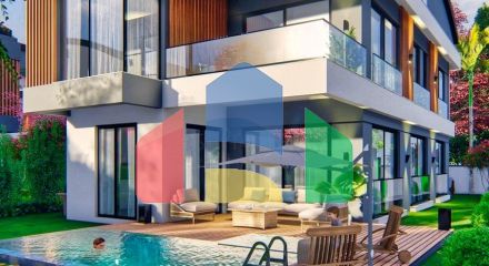 Вілли планування 5 + 1 в районі Дошемеалти - Анталія