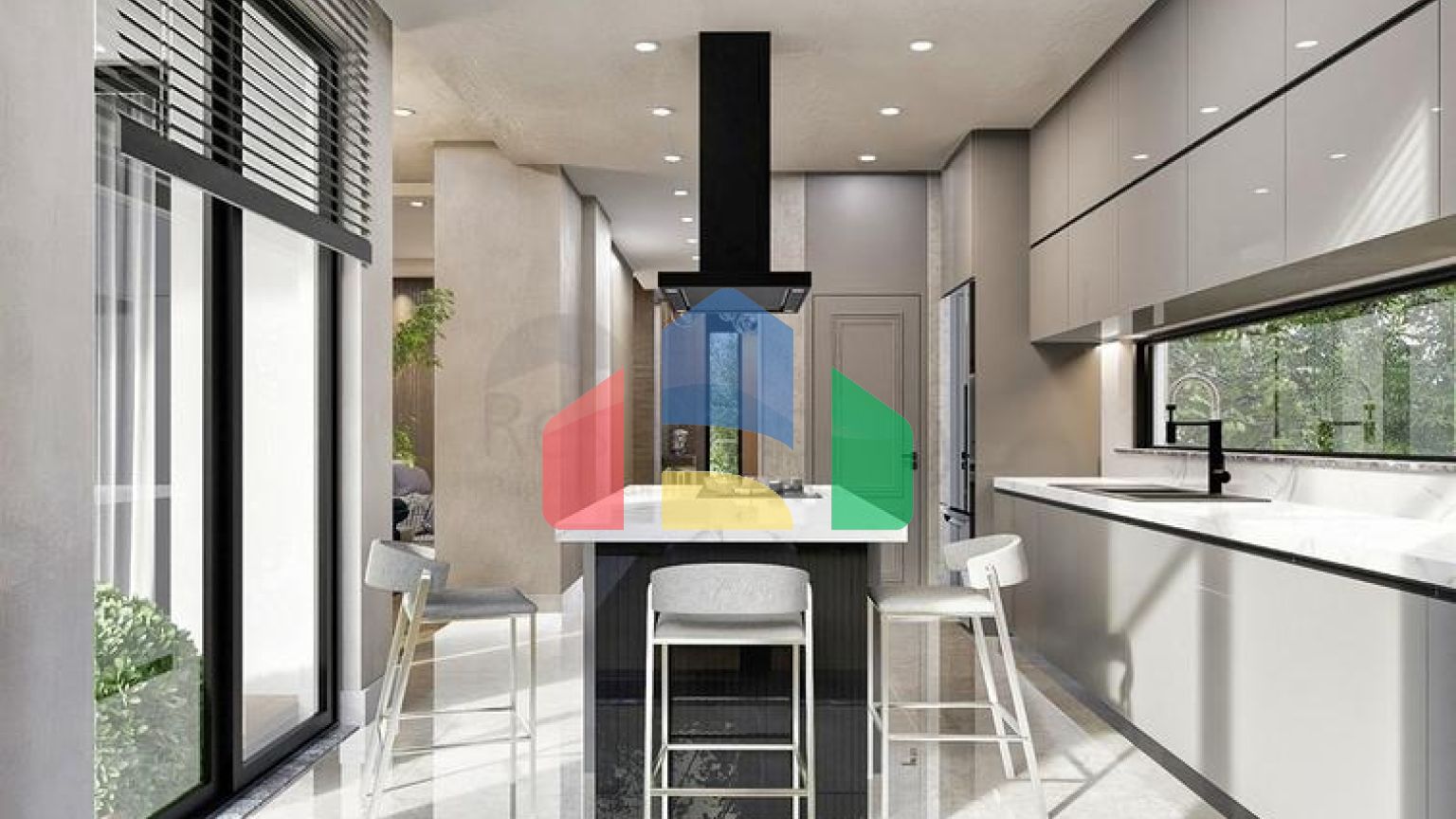 Вілли планування 5 + 1 в районі Дошемеалти - Анталія