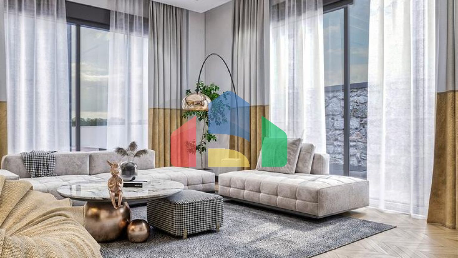 Вілли планування 4 + 1 в районі Дошемеалти - Анталія