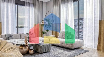 Вілли планування 4 + 1 в районі Дошемеалти - Анталія