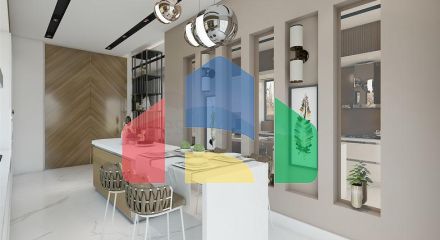 Комплекс вілл планування 4 + 1 в районі Дешемеалти - Анталія