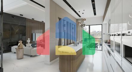 Комплекс вілл планування 4 + 1 в районі Дешемеалти - Анталія