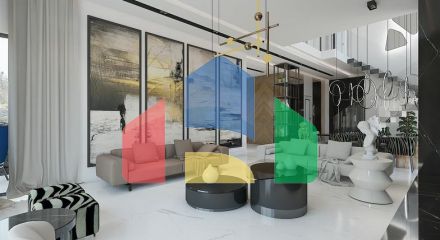 Комплекс вілл планування 4 + 1 в районі Дешемеалти - Анталія