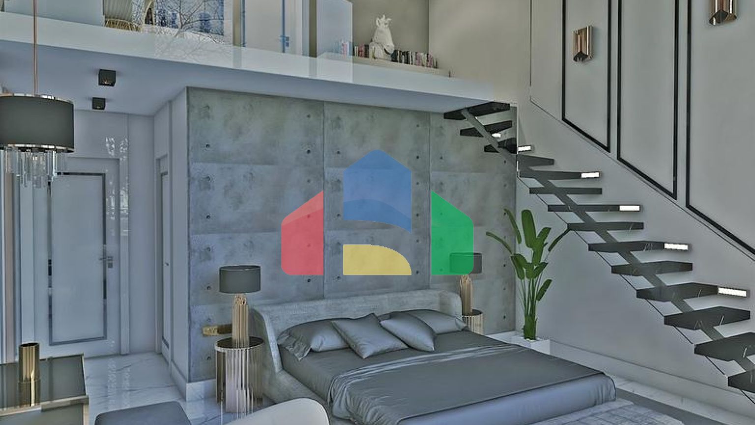 Комплекс вілл планування 4 + 1 в районі Дешемеалти - Анталія