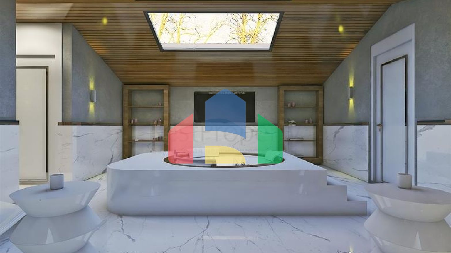 Комплекс вілл планування 4 + 1 в районі Дешемеалти - Анталія