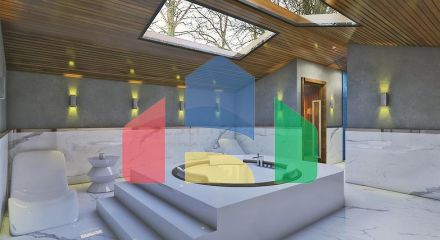 Комплекс вілл планування 4 + 1 в районі Дешемеалти - Анталія