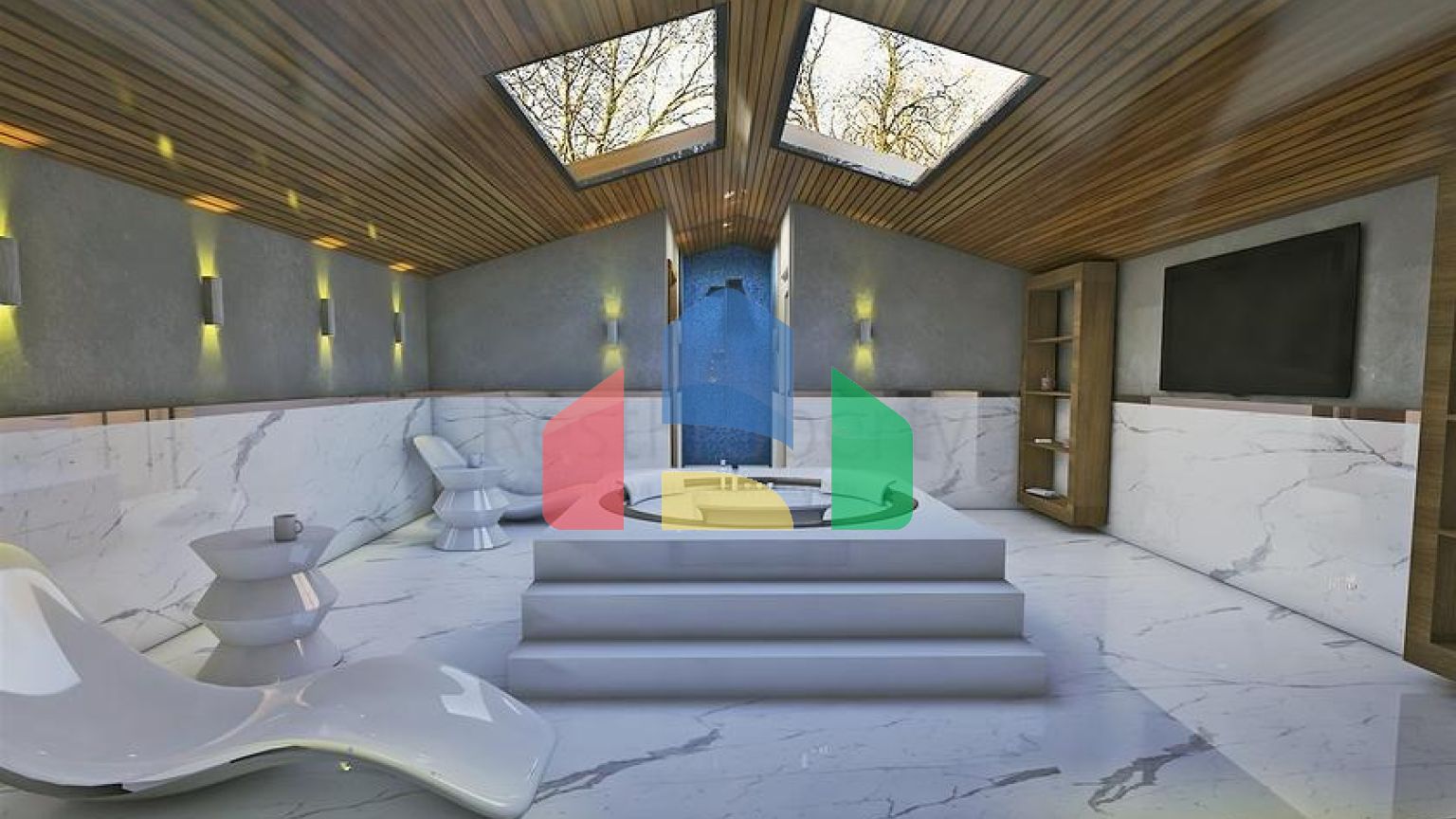 Комплекс вілл планування 4 + 1 в районі Дешемеалти - Анталія