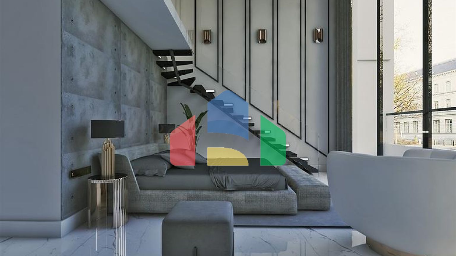 Комплекс вілл планування 4 + 1 в районі Дешемеалти - Анталія