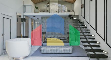 Комплекс вілл планування 4 + 1 в районі Дешемеалти - Анталія