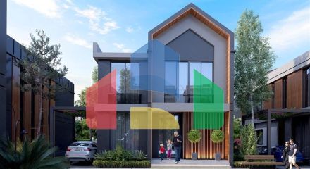 Комплекс вілл планування 4 + 1 в районі Дешемеалти - Анталія