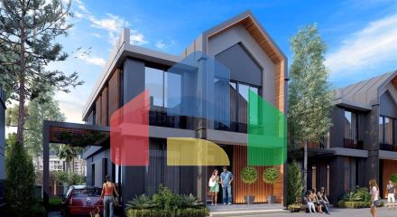 Комплекс вілл планування 4 + 1 в районі Дешемеалти - Анталія