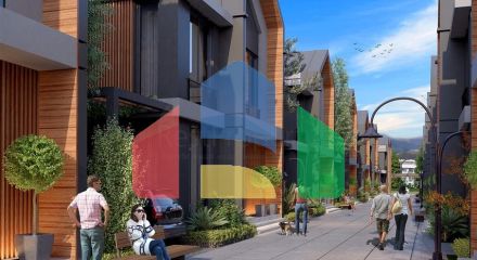 Комплекс вілл планування 4 + 1 в районі Дешемеалти - Анталія