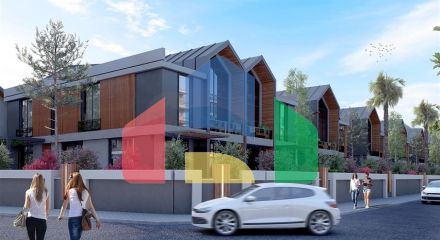 Комплекс вілл планування 4 + 1 в районі Дешемеалти - Анталія