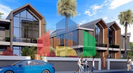 Комплекс вілл планування 4 + 1 в районі Дешемеалти - Анталія