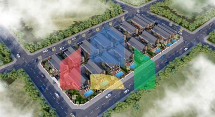 Комплекс вілл планування 4 + 1 в районі Дешемеалти - Анталія