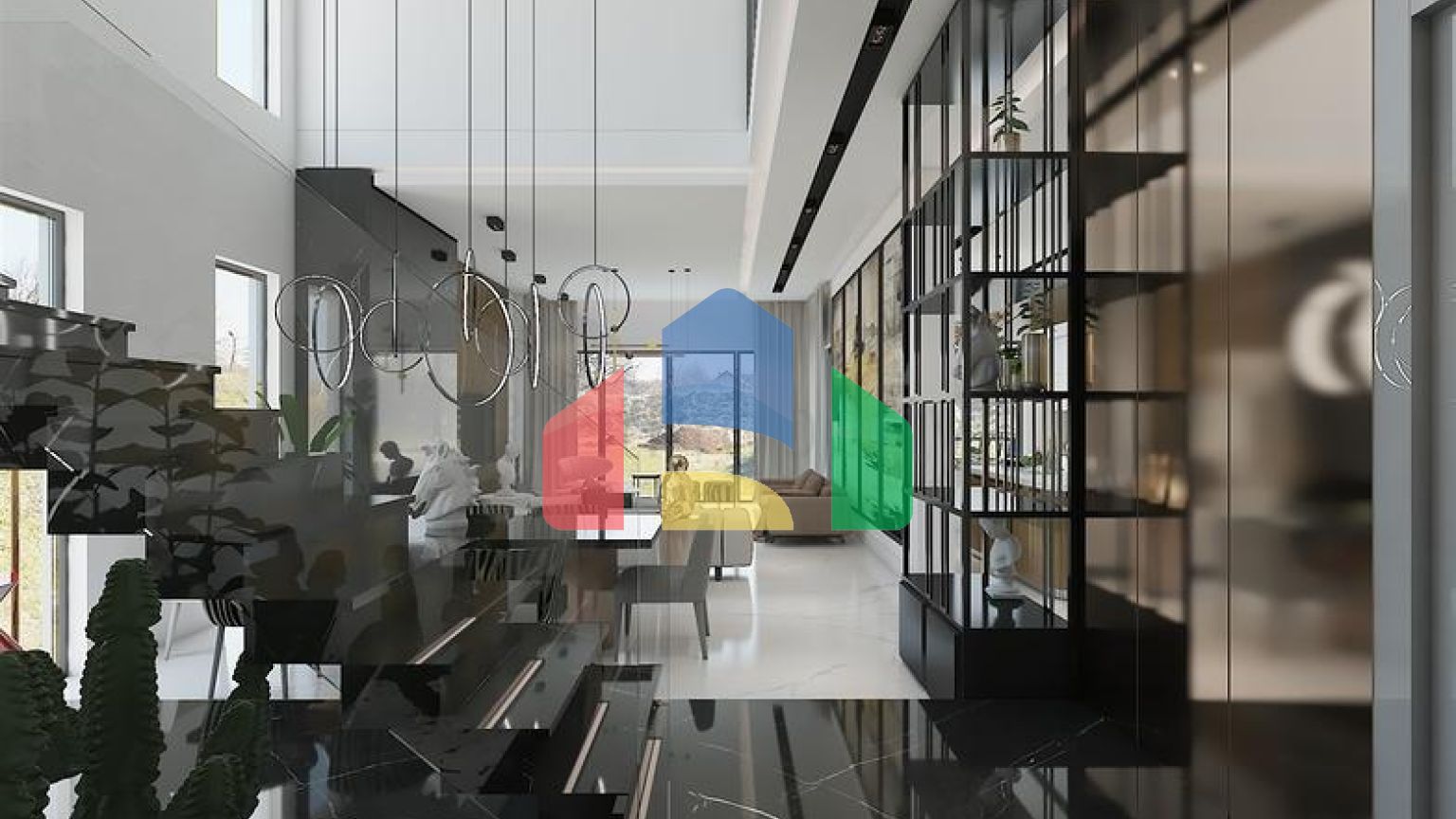 Комплекс вілл планування 4 + 1 в районі Дешемеалти - Анталія