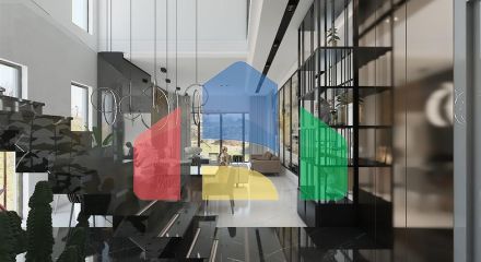 Комплекс вілл планування 4 + 1 в районі Дешемеалти - Анталія