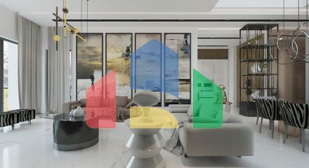 Комплекс вілл планування 4 + 1 в районі Дешемеалти - Анталія