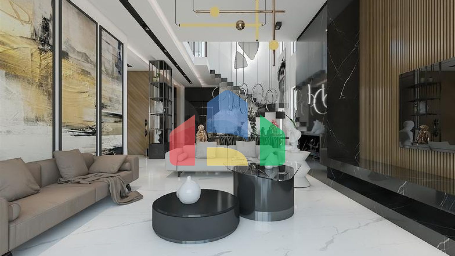 Комплекс вілл планування 4 + 1 в районі Дешемеалти - Анталія