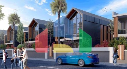 Комплекс вілл планування 4 + 1 в районі Дешемеалти - Анталія